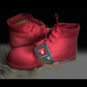 Red/Pink Timberland Boot